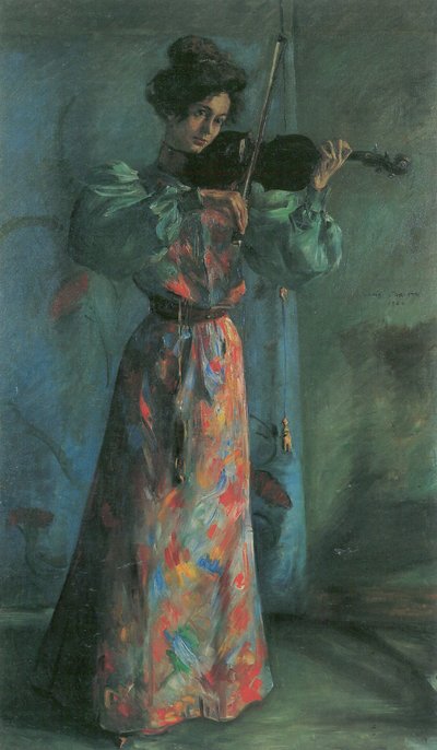 バイオリニスト 作： Lovis Corinth